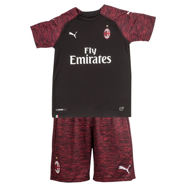 Camiseta AC Milan Tercera equipo Niños 2018-19 Negro